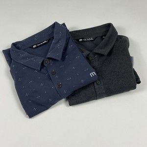 ⛳️ Lot of 2 Travis Mathew Polo Golf Short Sleeve Shirt Men's 2XL XXL ⛳️